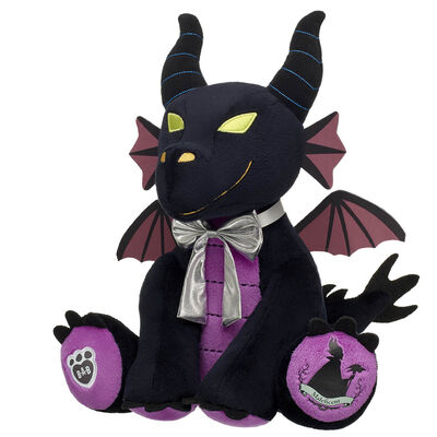 Disney Villains Maleficent Dragon Plush with Silver Gifting Bow